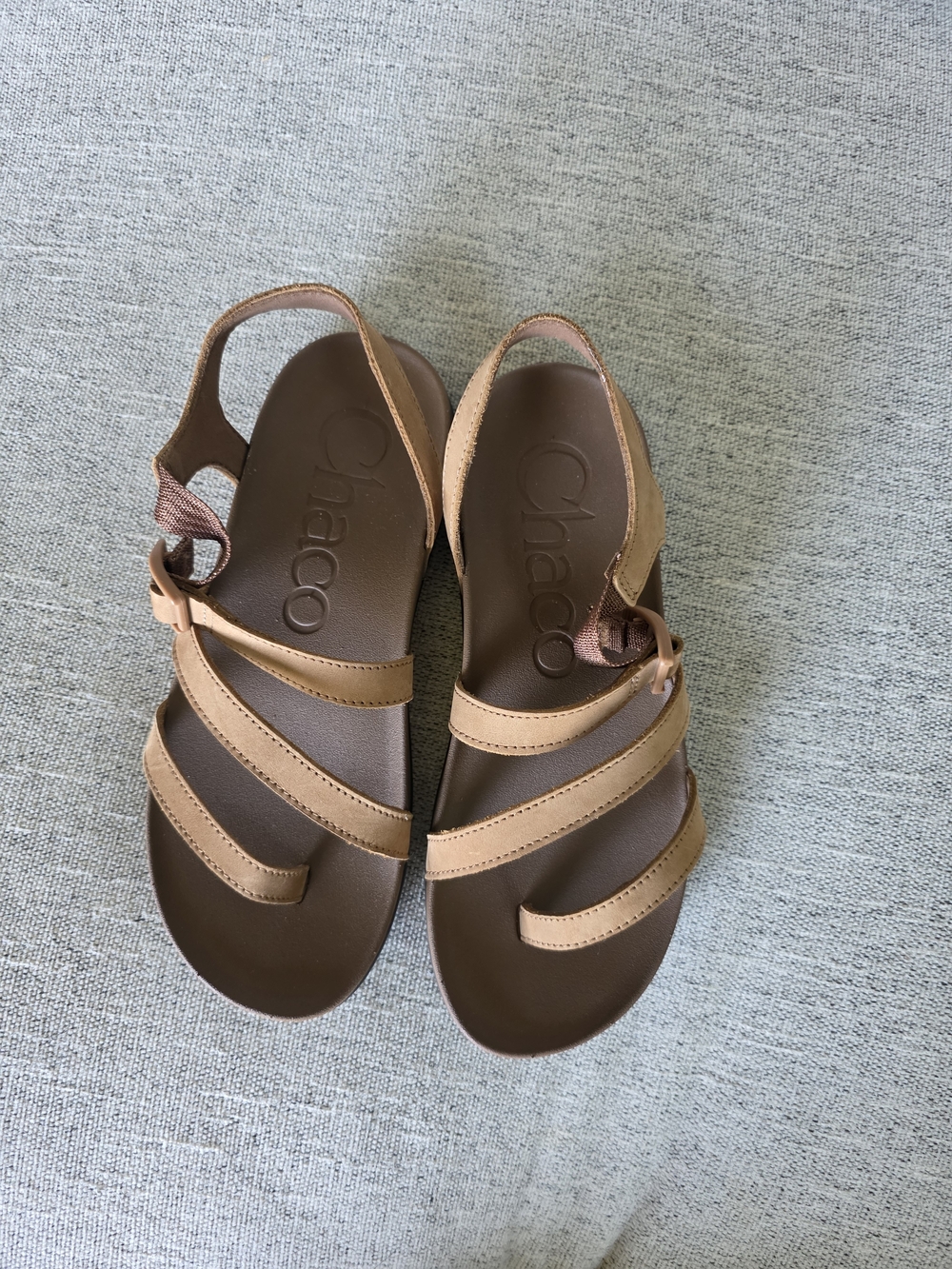 Chaco Women's Brown Tan Lowdown Strappy Sandals